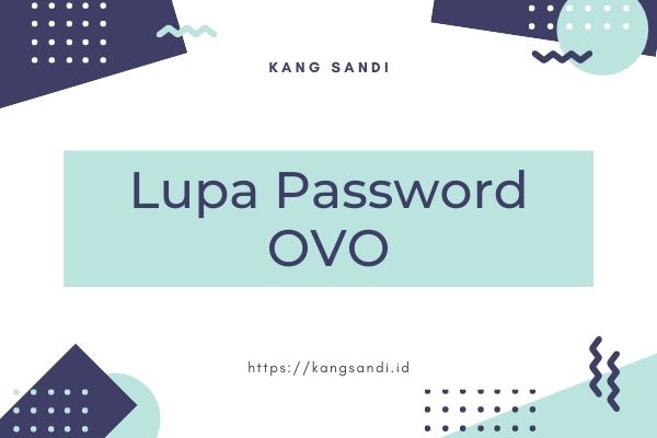 lupa password ovo pin tokopedia security code